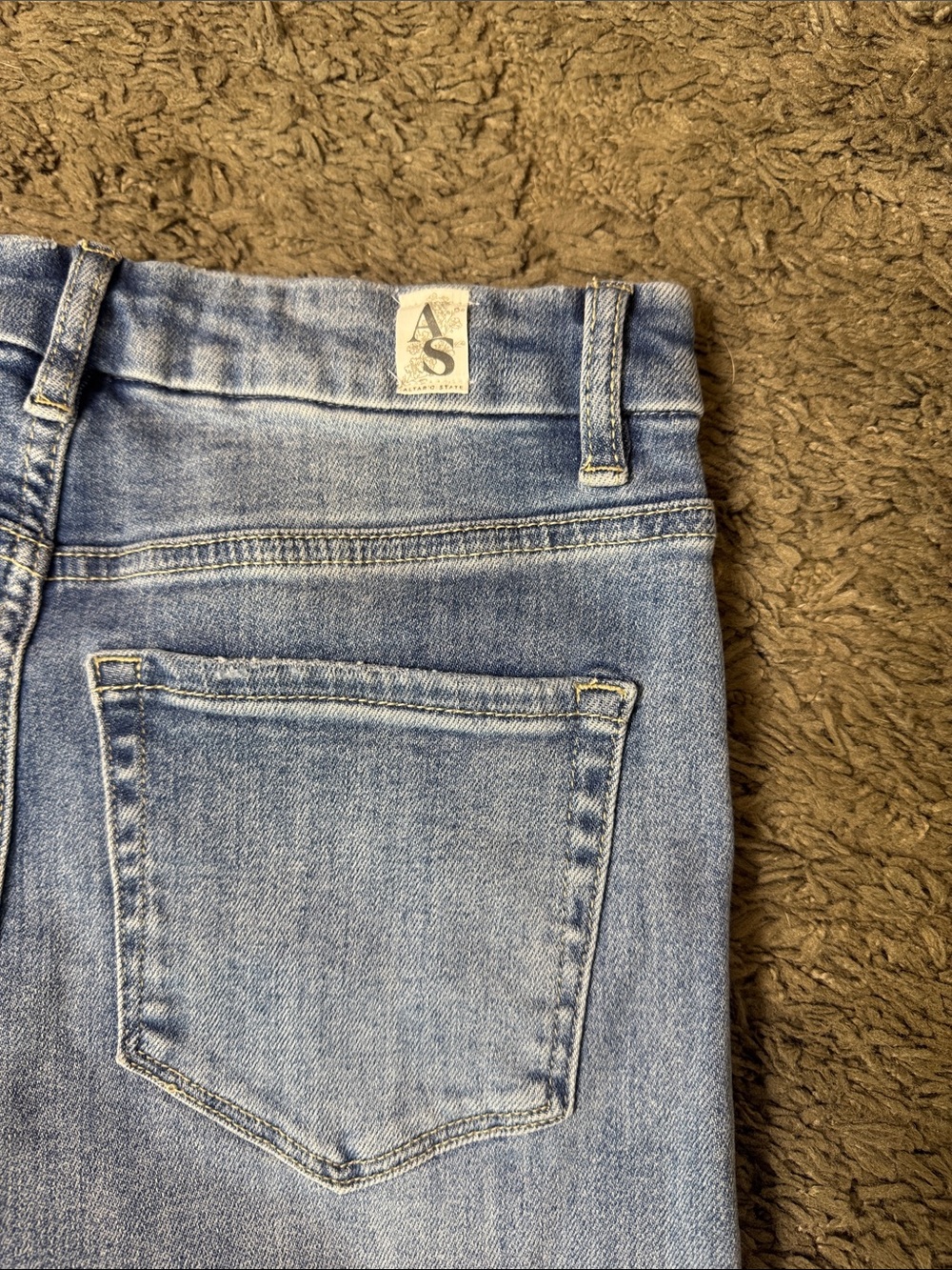 Altar'd State Light-Medium Wash High Rise Wide Leg Jeans - Size 26 - Picture 5 of 5